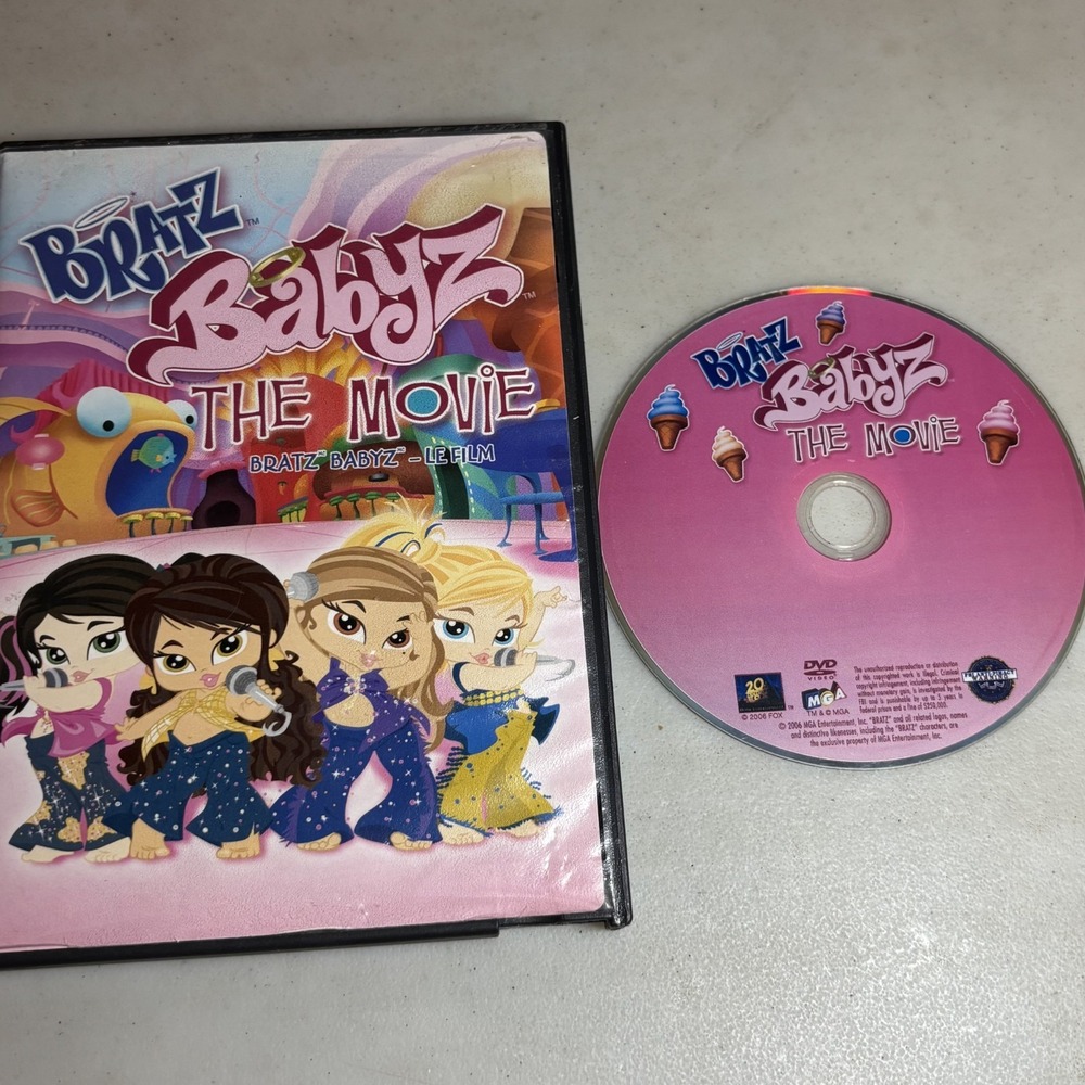Bratz Babyz The Movie DVD 2006 Rare Purple Cover MGA 20th Century Fox